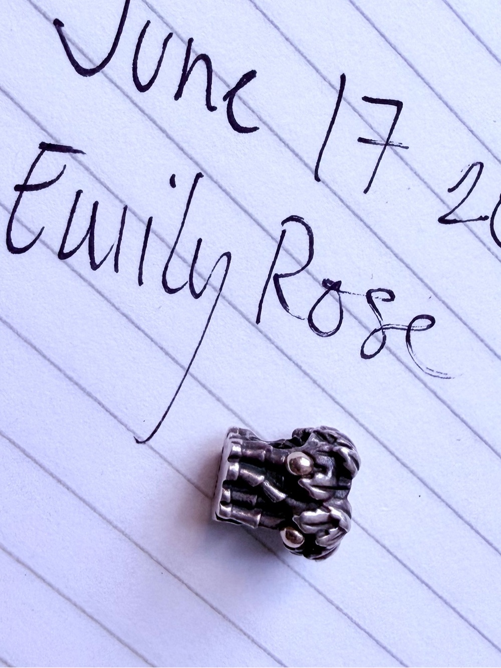 Authentic Pandora Sterling Silver Palm Trees with 14k Gold Coconuts